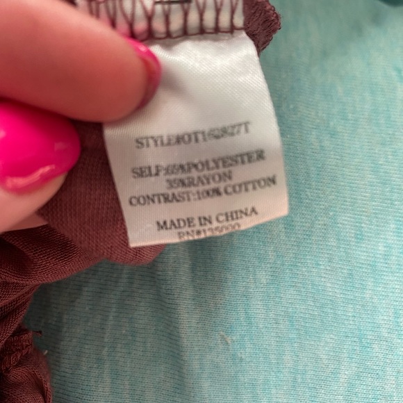 Others Follow Womens Maroon Top - Picture 2 of 5